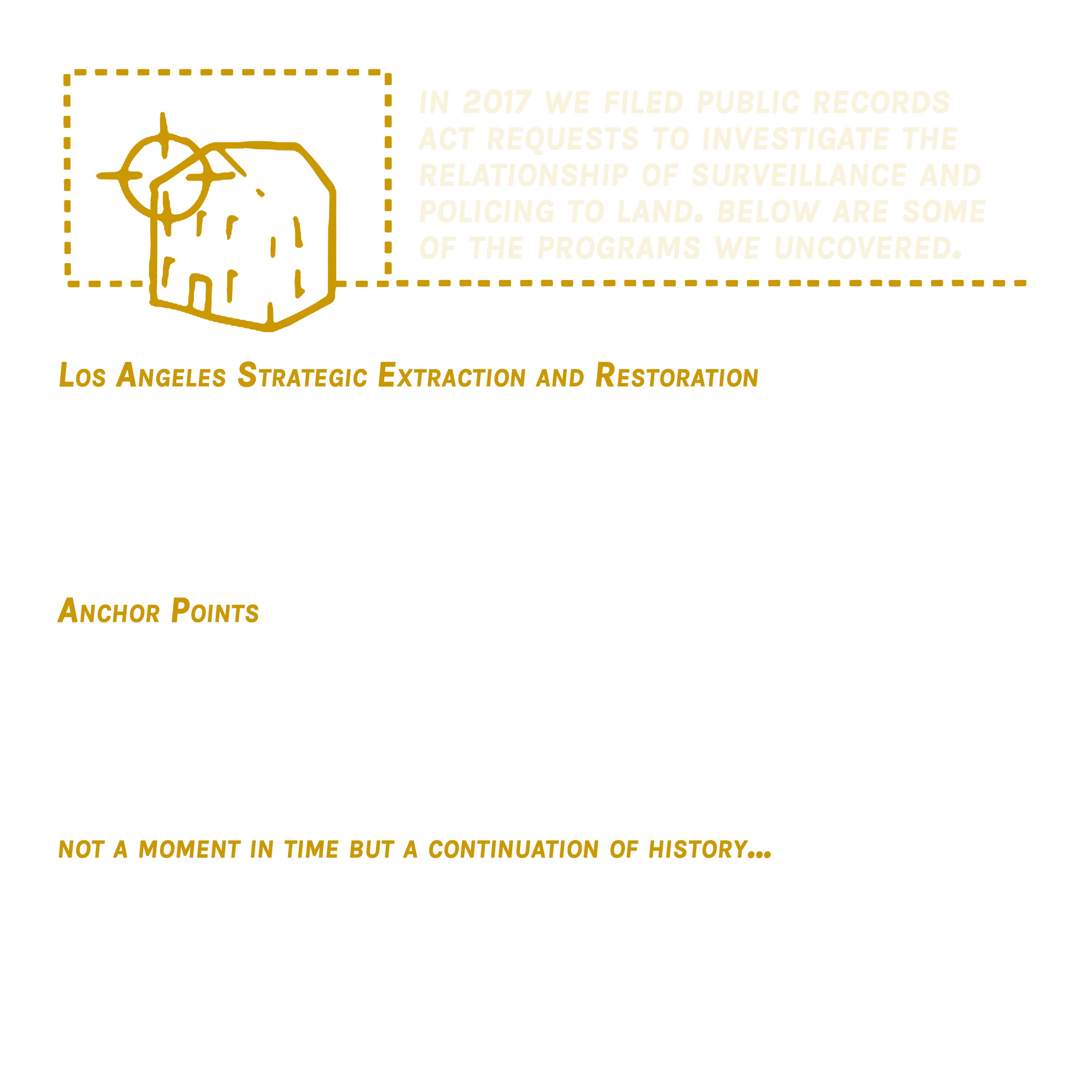 Automated Displacement: Uncovering LAPDs ‘predictive’ policing programs that control, displace and criminalize people and places.